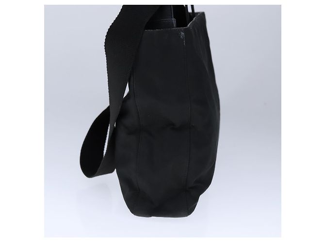 Borsa a mano PRADA in nylon 2 vie nera Auth bs21184 Nero - vista 4
