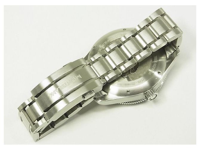 MONTBLANC 1858 Iced Sea Automatico data Ref.MB129371 cinturino in gomma Prodotti genuini Uomini Argento - vista 11