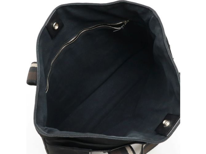 Hermès Hermes Troca Horizontal MM Tote Tasche Braun Schwarz Beige - Ansicht 6