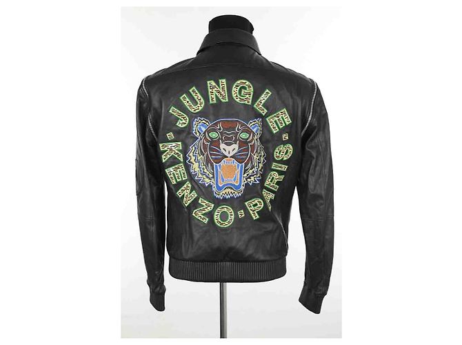 Kenzo Chaqueta de cuero - vista 4