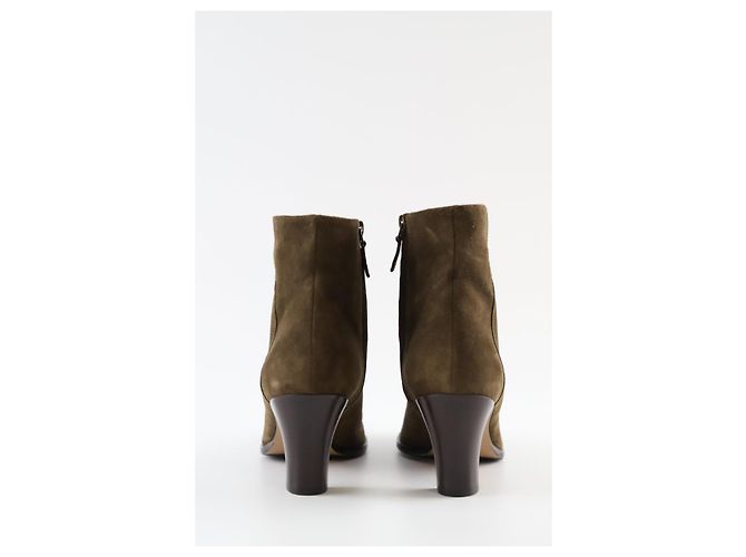 Michel Vivien Stivali in suede marroni - vista 2