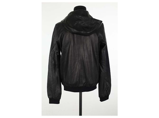 Marc Jacobs Schwarze Lederjacke - Ansicht 4