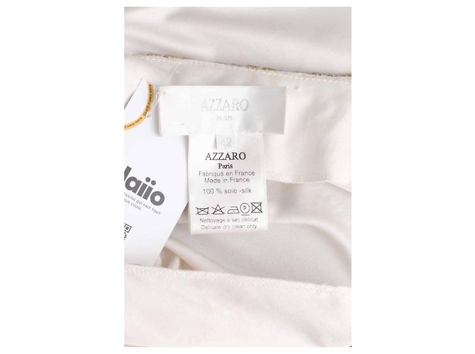 Azzaro Blusa de seda blanca - vista 7