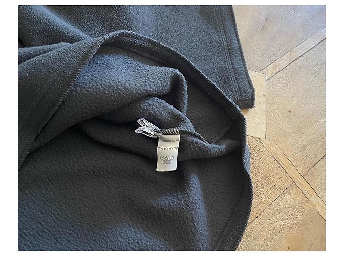 Autre Marque Schiefergrauer Fleece-Pullover mit V-Ausschnitt Größe L-XL Familienhaus - Ansicht 7