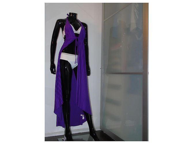 La Perla Abito Pareo Pearl Luneo Viola Porpora - vista 3