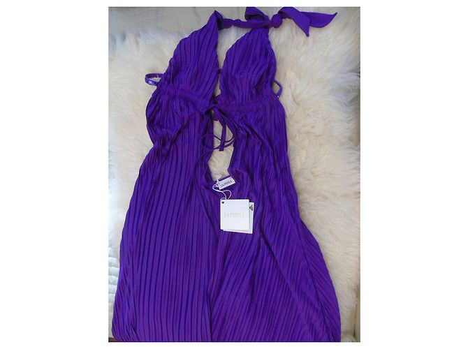 La Perla Abito Pareo Pearl Luneo Viola Porpora - vista 5