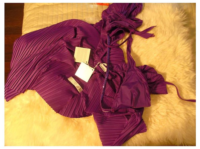 La Perla Abito Pareo Pearl Luneo Viola Porpora - vista 9