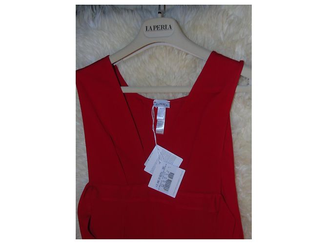 Abito Pareo La Perla Rosso - vista 4