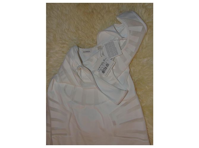 Vestido corto La Perla Blanco - vista 10