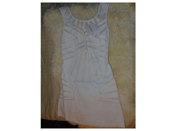 Vestido corto La Perla Blanco - vista 9