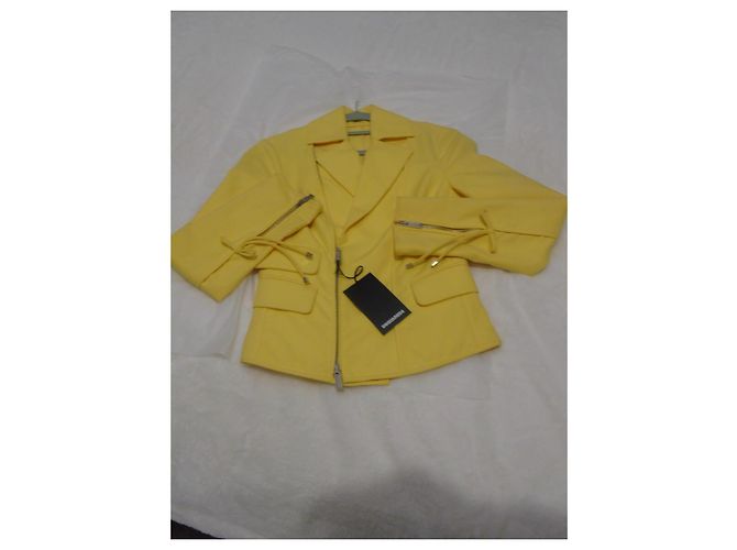 Blazer Dsquared2 Giallo in Cotone - vista 10