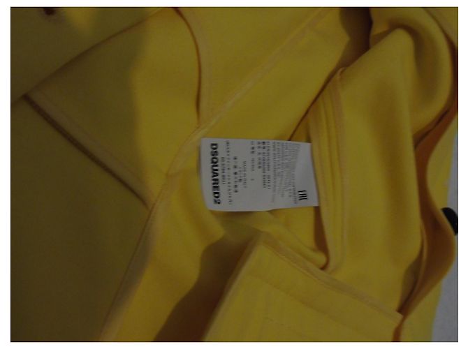 Blazer Dsquared2 Giallo in Cotone - vista 7