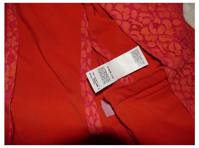 John Galliano Spitzenjacke Rosa Orange Pink - Ansicht 12