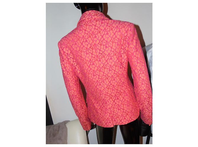 John Galliano Spitzenjacke Rosa Orange Pink - Ansicht 2