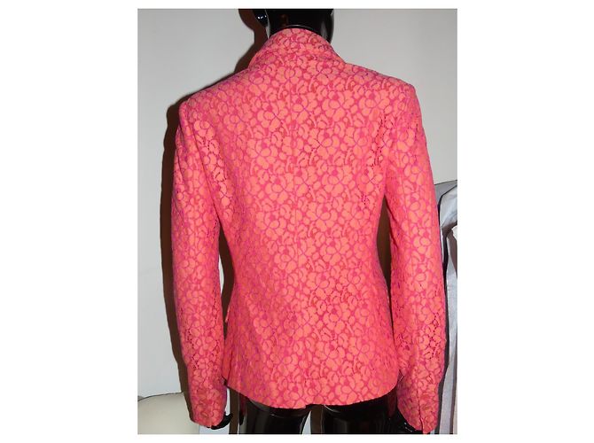 John Galliano Spitzenjacke Rosa Orange Pink - Ansicht 4