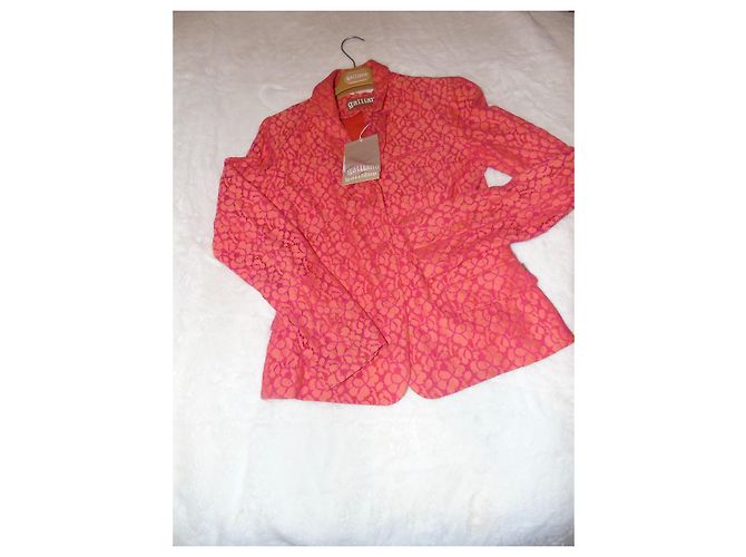 John Galliano Spitzenjacke Rosa Orange Pink - Ansicht 5