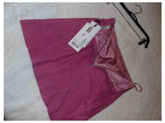 Falda corta de cuero Max & Moi Fucsia - vista 8