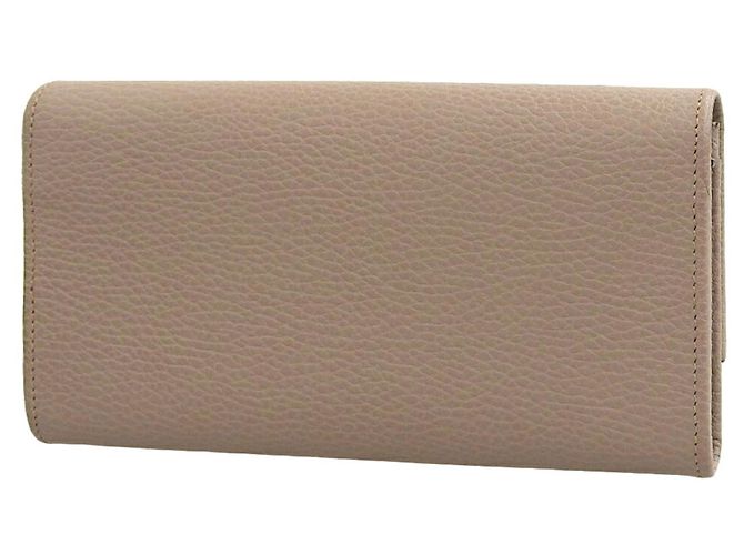 Billetera Continental Gucci GG Marmont Beige - vista 2