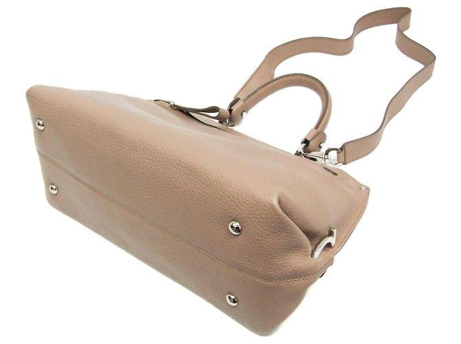 Borsa Medium Sophia Gancini di Salvatore Ferragamo Beige - vista 2