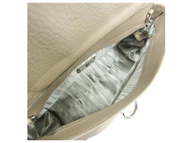Borsa Medium Sophia Gancini di Salvatore Ferragamo Beige - vista 3