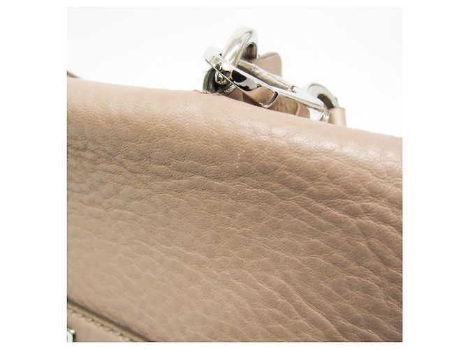 Borsa Medium Sophia Gancini di Salvatore Ferragamo Beige - vista 5