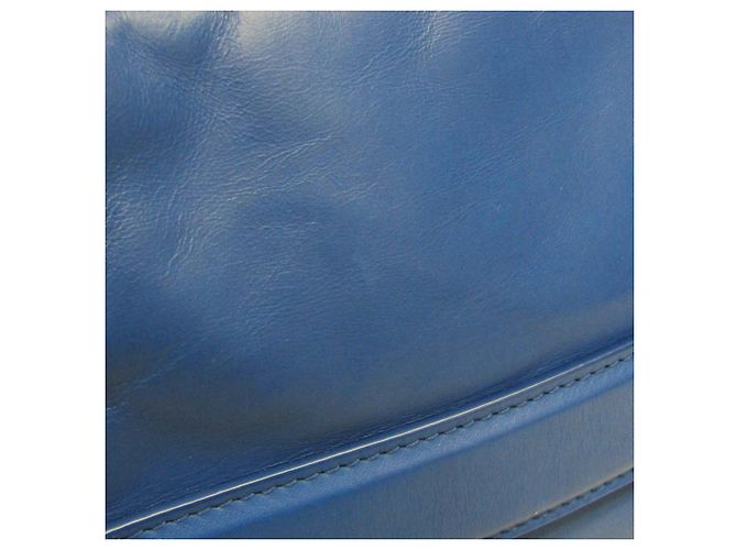 Borsa a spalla in pelle da donna Bottega Veneta Pouch Indossabile Blu - vista 11