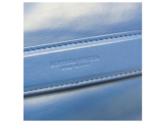Borsa a spalla in pelle da donna Bottega Veneta Pouch Indossabile Blu - vista 12