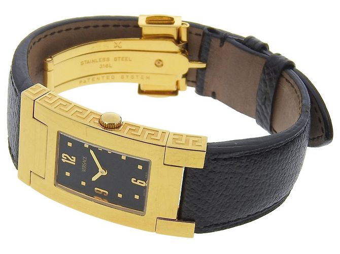 Reloj rectangular de esfera negra VERSACE ALQ90 - vista 2