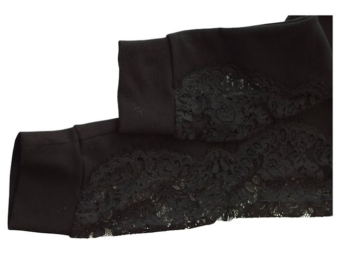 Pantalones de chándal Philipp Plein de algodón negro y encaje - vista 6