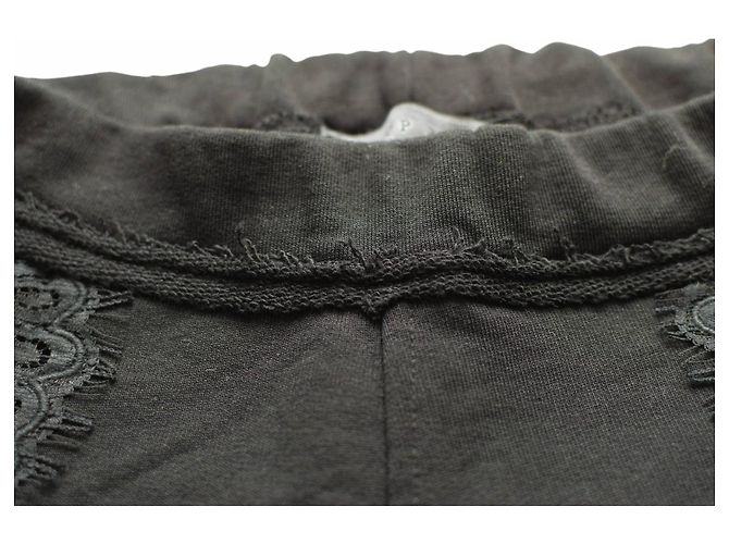 Pantalones de chándal Philipp Plein de algodón negro y encaje - vista 8