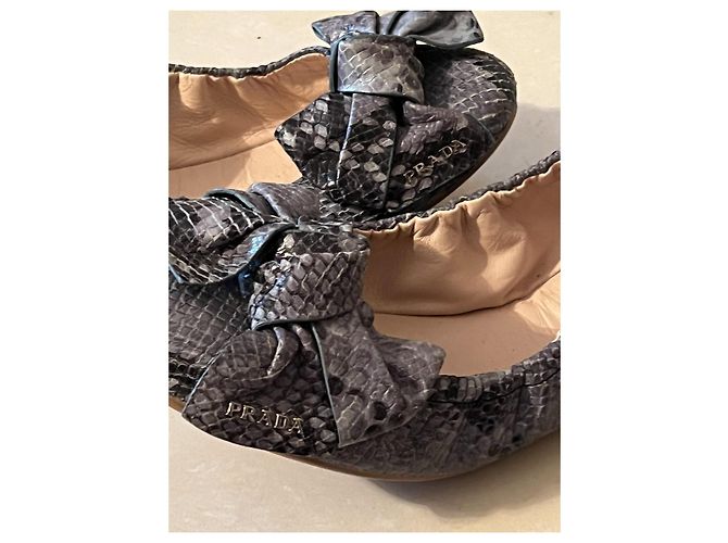 Bailarinas de cuero Prada - vista 8