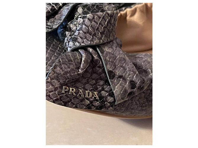 Bailarinas de cuero Prada - vista 9
