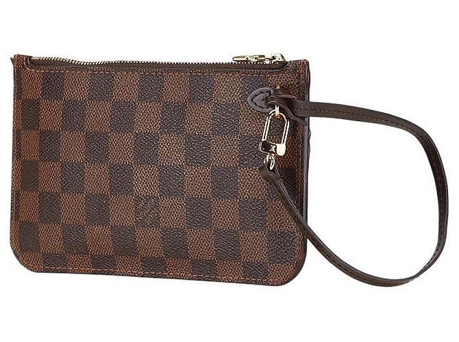 Pochette Louis Vuitton Damier Neverfull PM Marron AR2127 - vue 2