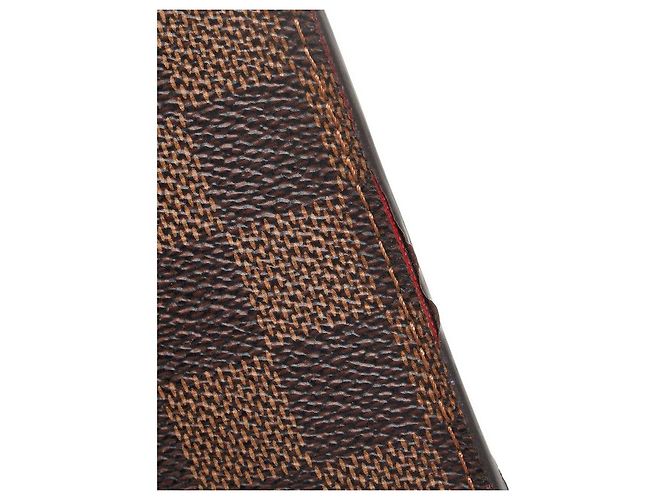 Pochette Louis Vuitton Damier Neverfull PM Marron AR2127 - vue 4