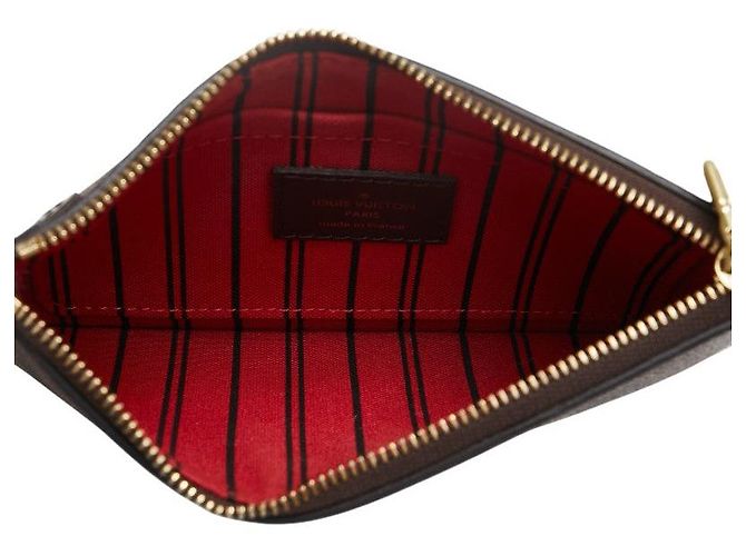 Pochette Louis Vuitton Damier Neverfull PM Marron AR2127 - vue 5