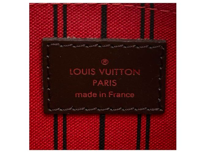 Pochette Louis Vuitton Damier Neverfull PM Marron AR2127 - vue 7