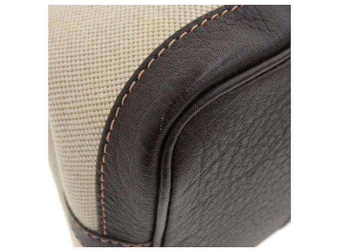 Hermès Borsa Tote Hermes Garden Party 30 TPM Marrone - vista 4
