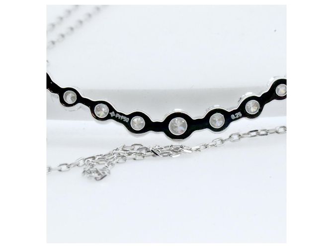 Autre Marque Collana di diamanti 0,25 ct Pt850/Pt950 Platino - vista 4