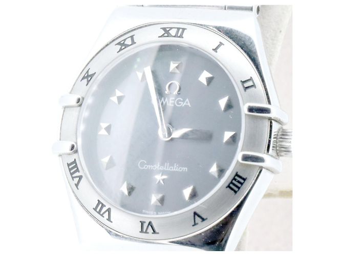 Omega Constellation Mini Acciaio Inossidabile Grigio - vista 2