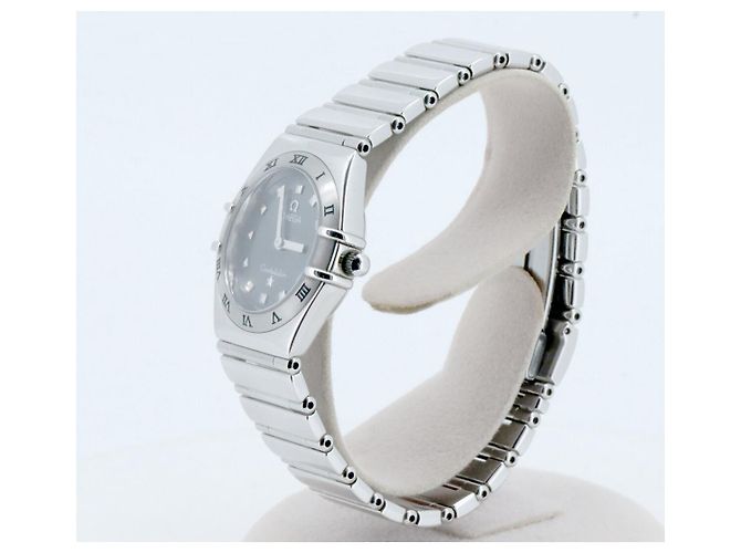 Omega Constellation Mini Acciaio Inossidabile Grigio - vista 3
