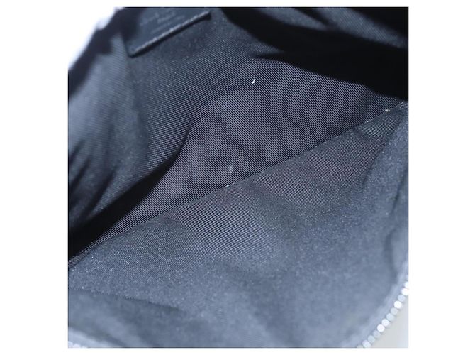 LOUIS VUITTON Pochette Monogram Shadow Pelle Nera LV Auth yk16360 Nero Monogramma - vista 10
