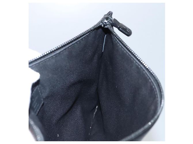 LOUIS VUITTON Pochette Monogram Shadow Pelle Nera LV Auth yk16360 Nero Monogramma - vista 11