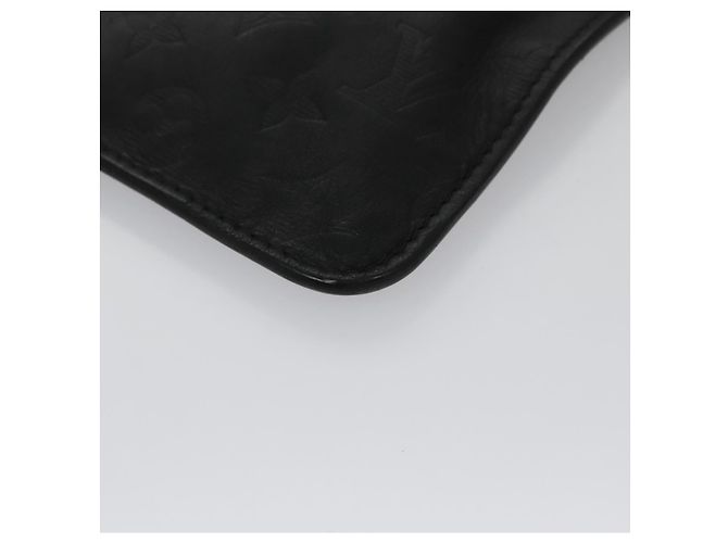 LOUIS VUITTON Pochette Monogram Shadow Pelle Nera LV Auth yk16360 Nero Monogramma - vista 14