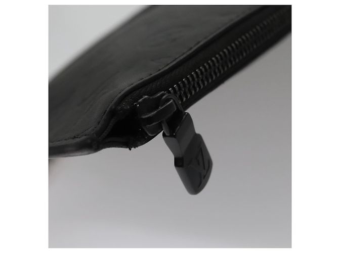 LOUIS VUITTON Pochette Monogram Shadow Pelle Nera LV Auth yk16360 Nero Monogramma - vista 8
