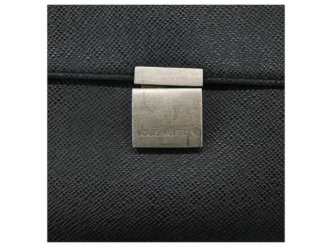 LOUIS VUITTON Taiga Dokumentenmappe Angara Aktentasche Ardoise M30772 Auth bs20889 Grau - Ansicht 10