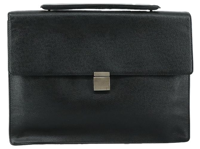 LOUIS VUITTON Taiga Dokumentenmappe Angara Aktentasche Ardoise M30772 Auth bs20889 Grau - Ansicht 13