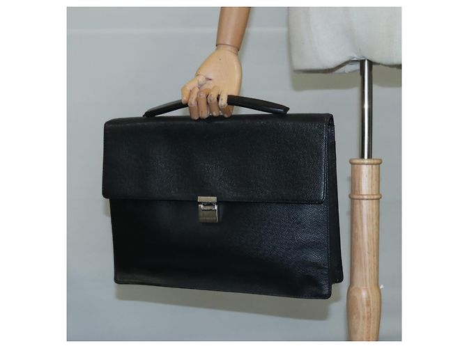 LOUIS VUITTON Taiga Dokumentenmappe Angara Aktentasche Ardoise M30772 Auth bs20889 Grau - Ansicht 23
