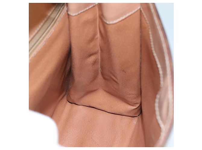 Céline Borsa a mano in tela Macadam CELINE in pelle PVC 2 vie marrone Auth bs21088 - vista 18