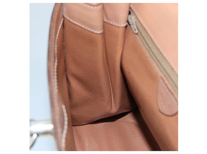 Céline Borsa a mano in tela Macadam CELINE in pelle PVC 2 vie marrone Auth bs21088 - vista 19
