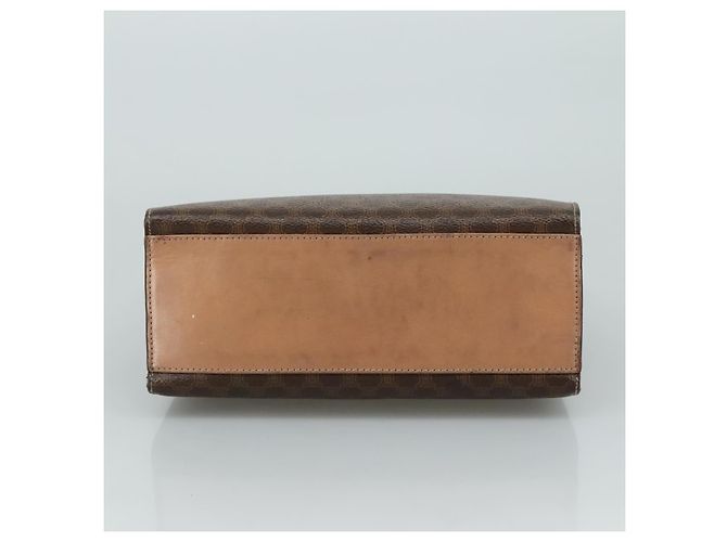 Céline Borsa a mano in tela Macadam CELINE in pelle PVC 2 vie marrone Auth bs21088 - vista 5
